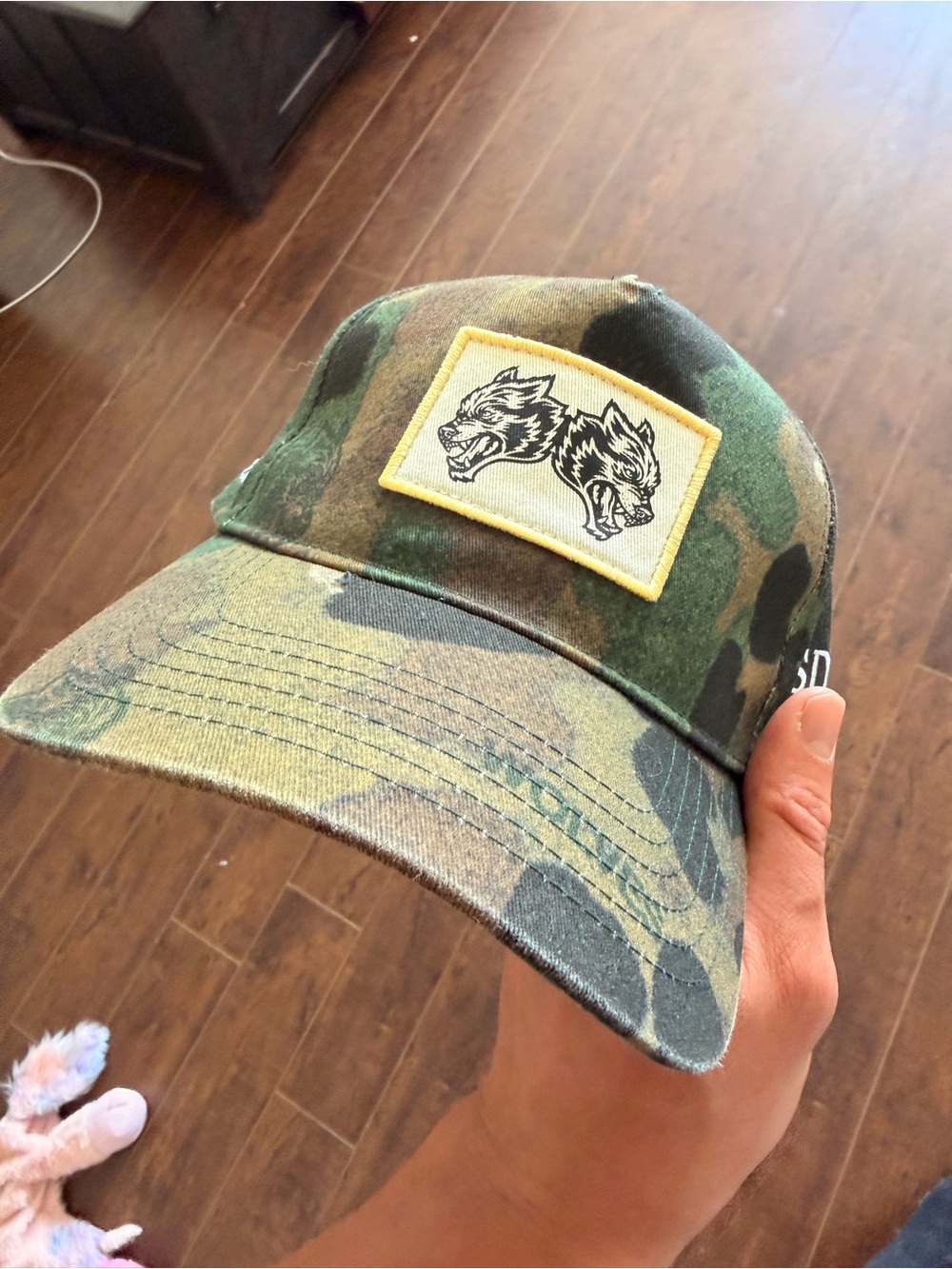 Darc Sport Camouflage Wolf Patch Hat - Green